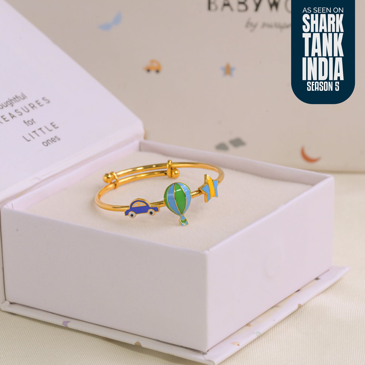 Car Balloon Star Silver Kada