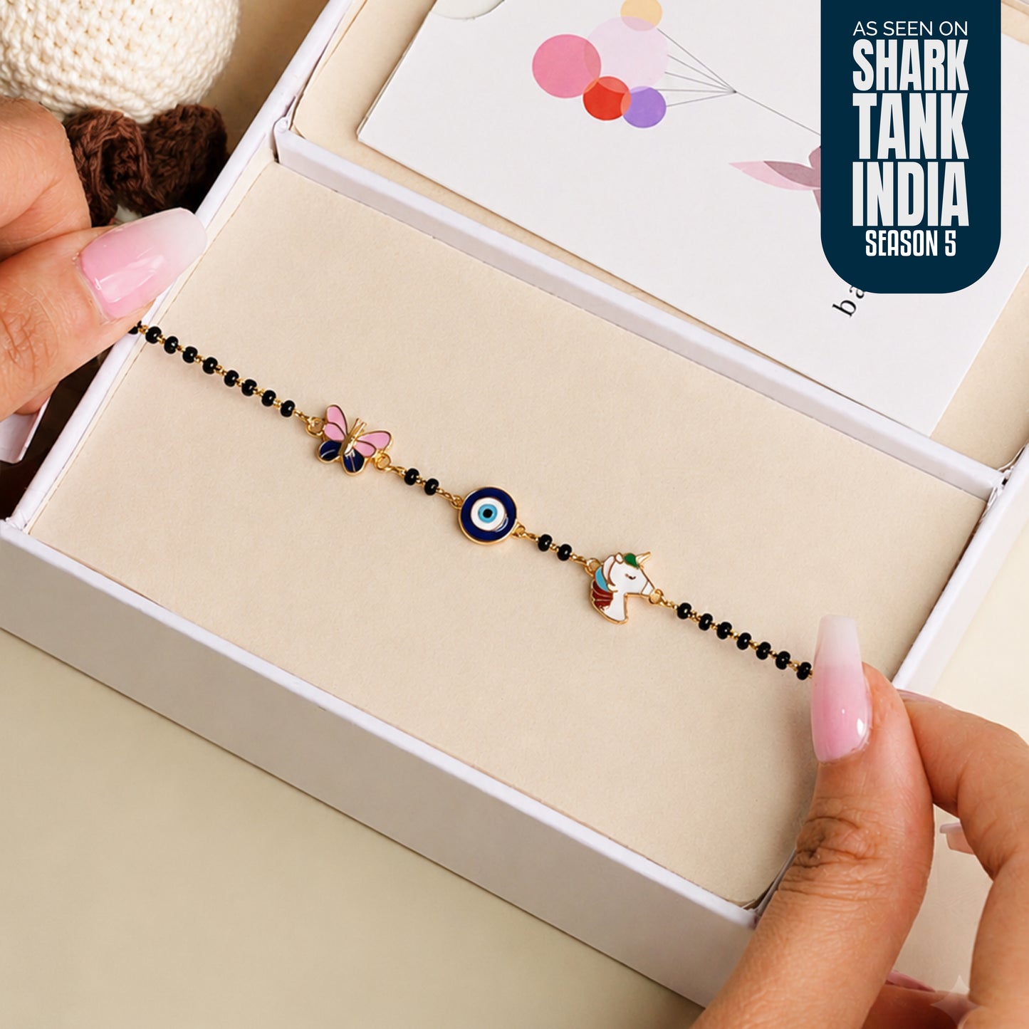 Butterfly Evil Eye Unicorn Silver Nazariya
