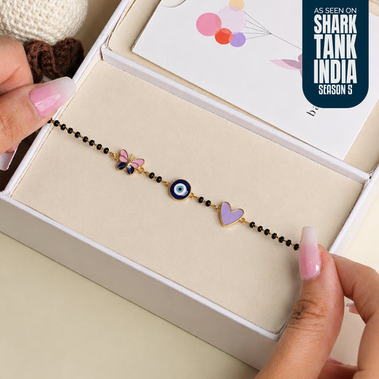 Butterfly Evil Eye Heart Silver Nazariya
