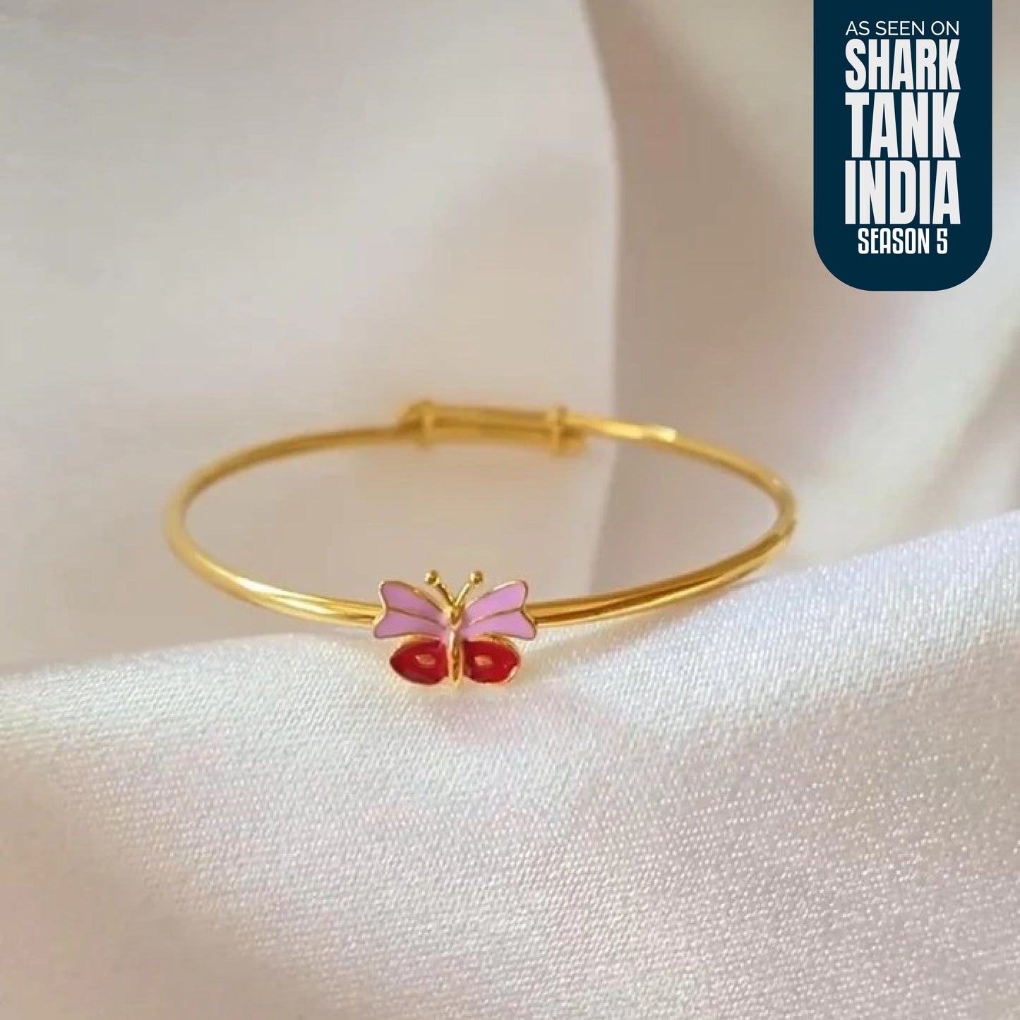 Butterfly Silver Kada