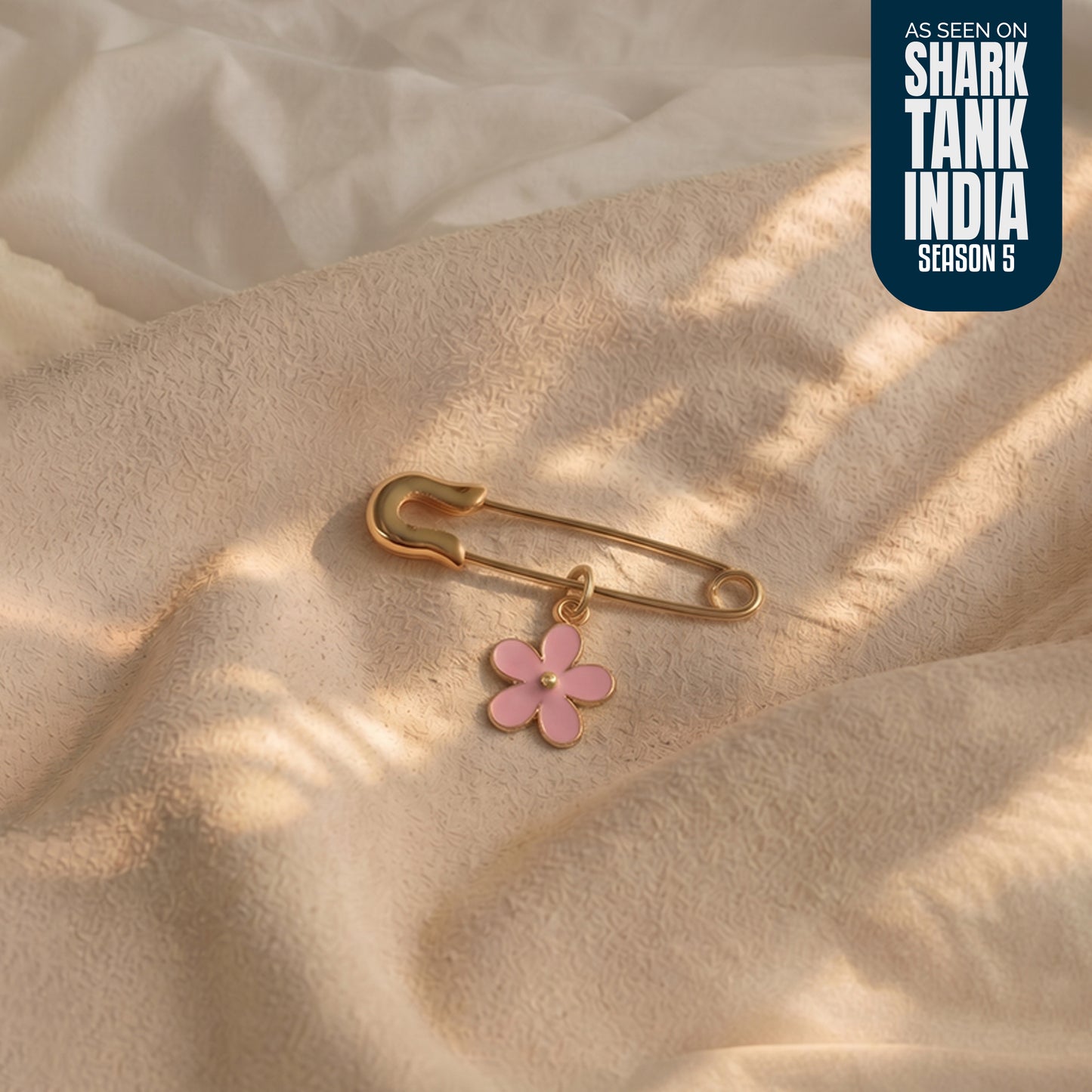 Flower Silver Lapel Pin