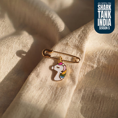 Unicorn Silver Lapel Pin