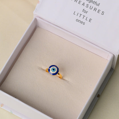 Evil Eye Silver Ring