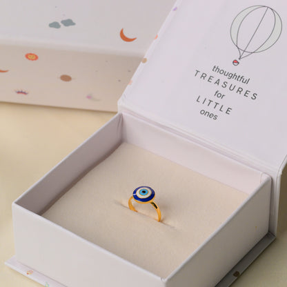 Evil Eye Silver Ring