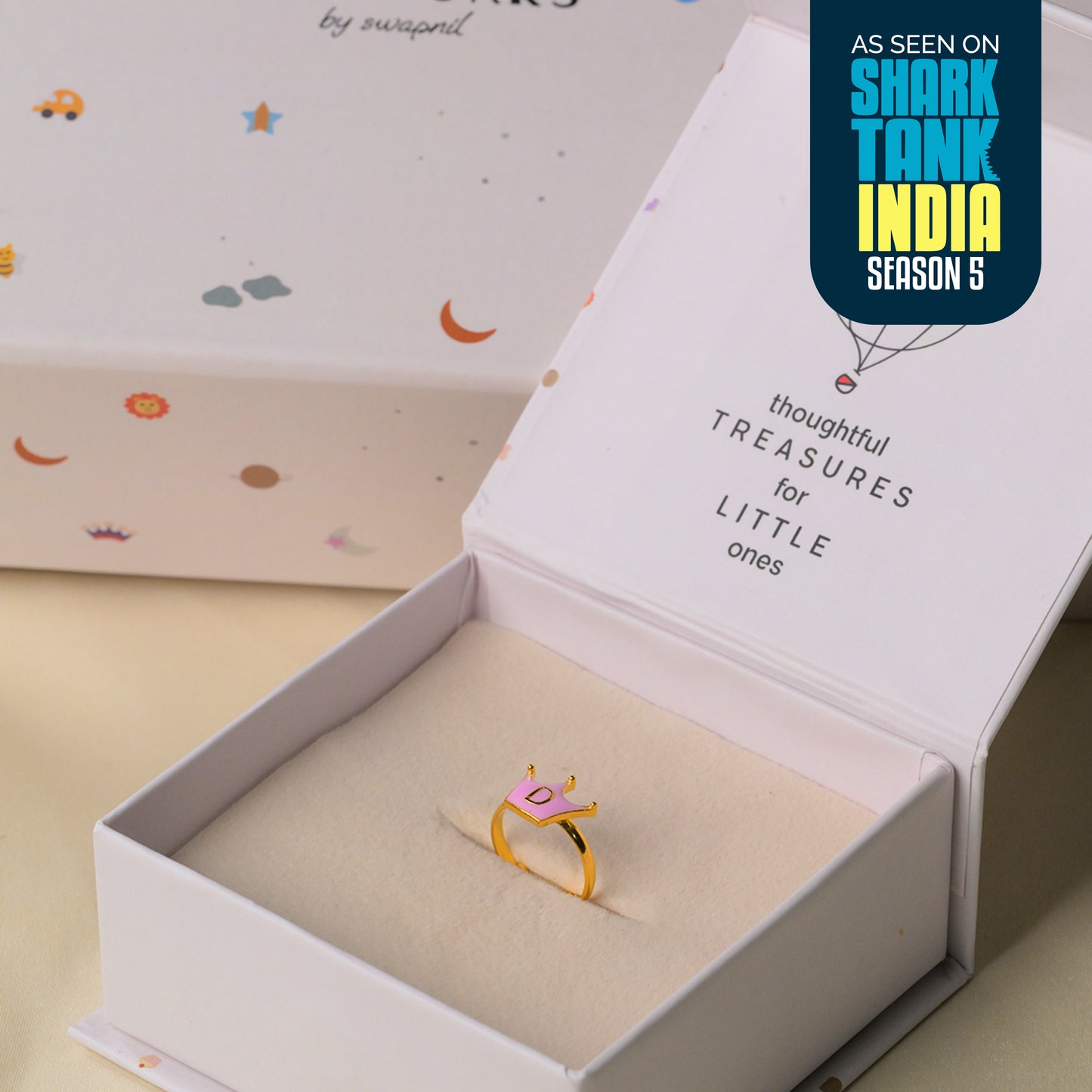 Personalized letter Silver Ring