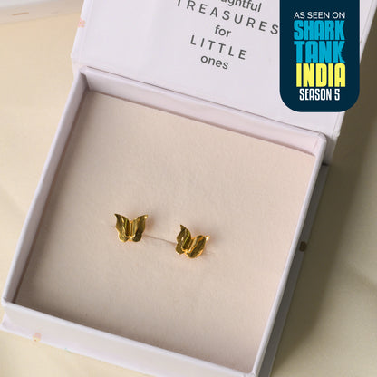 The Classic Butterfly Silver Earrings