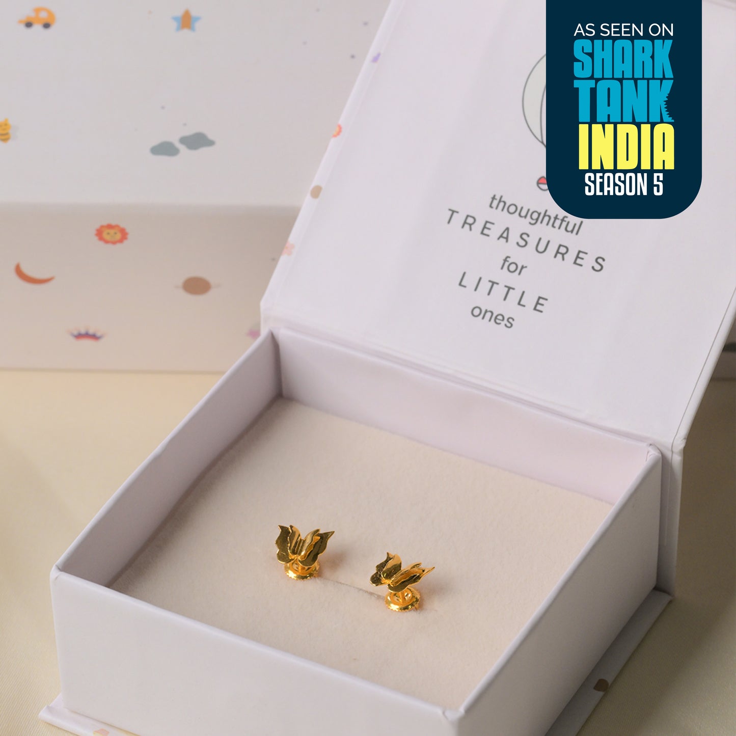 The Classic Butterfly Silver Earrings