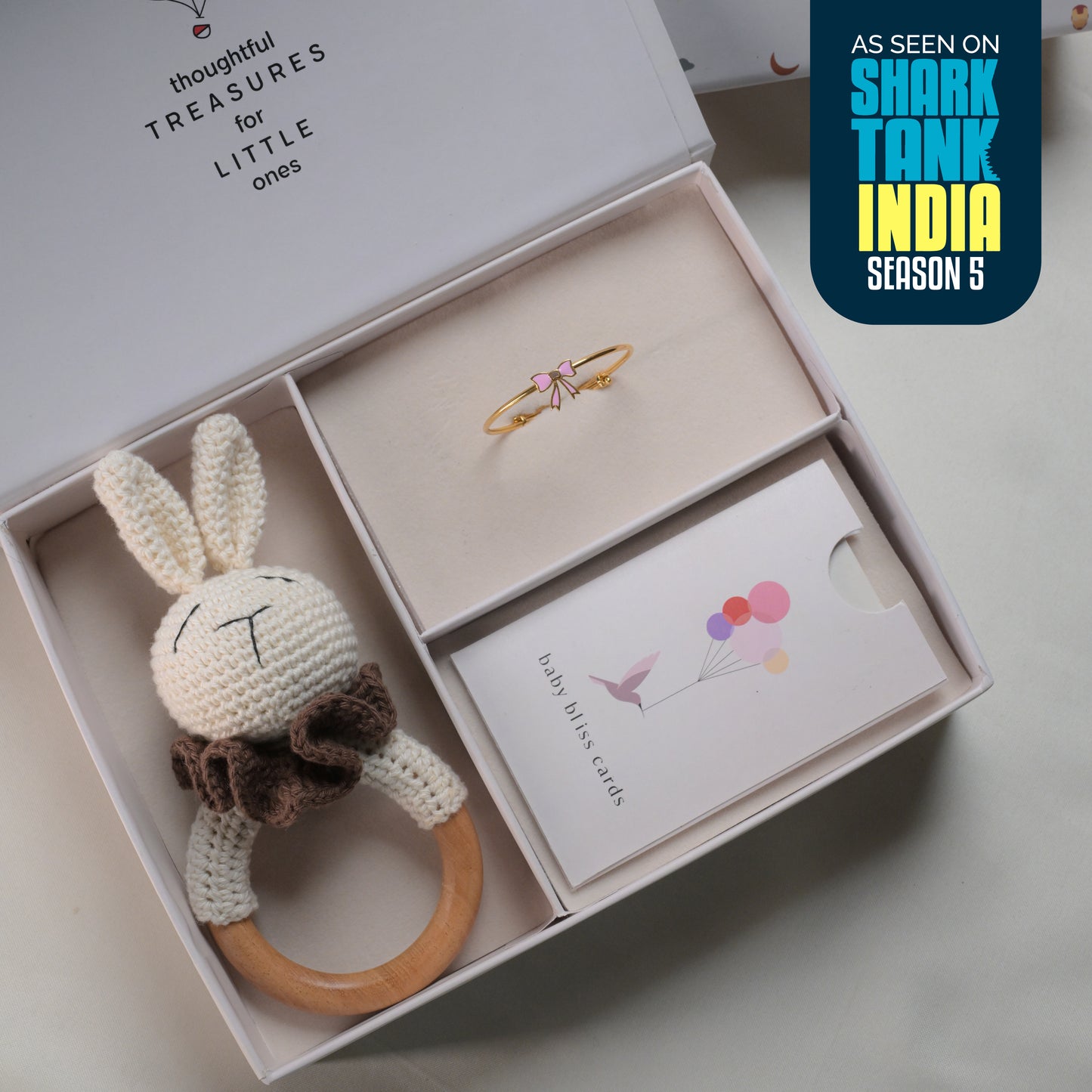 Bow Silver Kada Gift Box