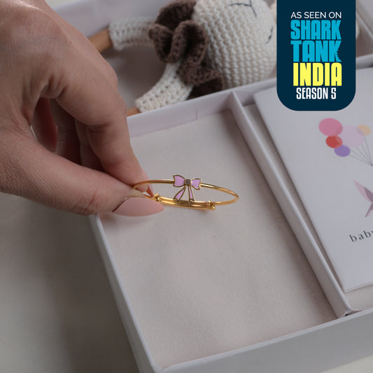 Bow Silver Kada Gift Box