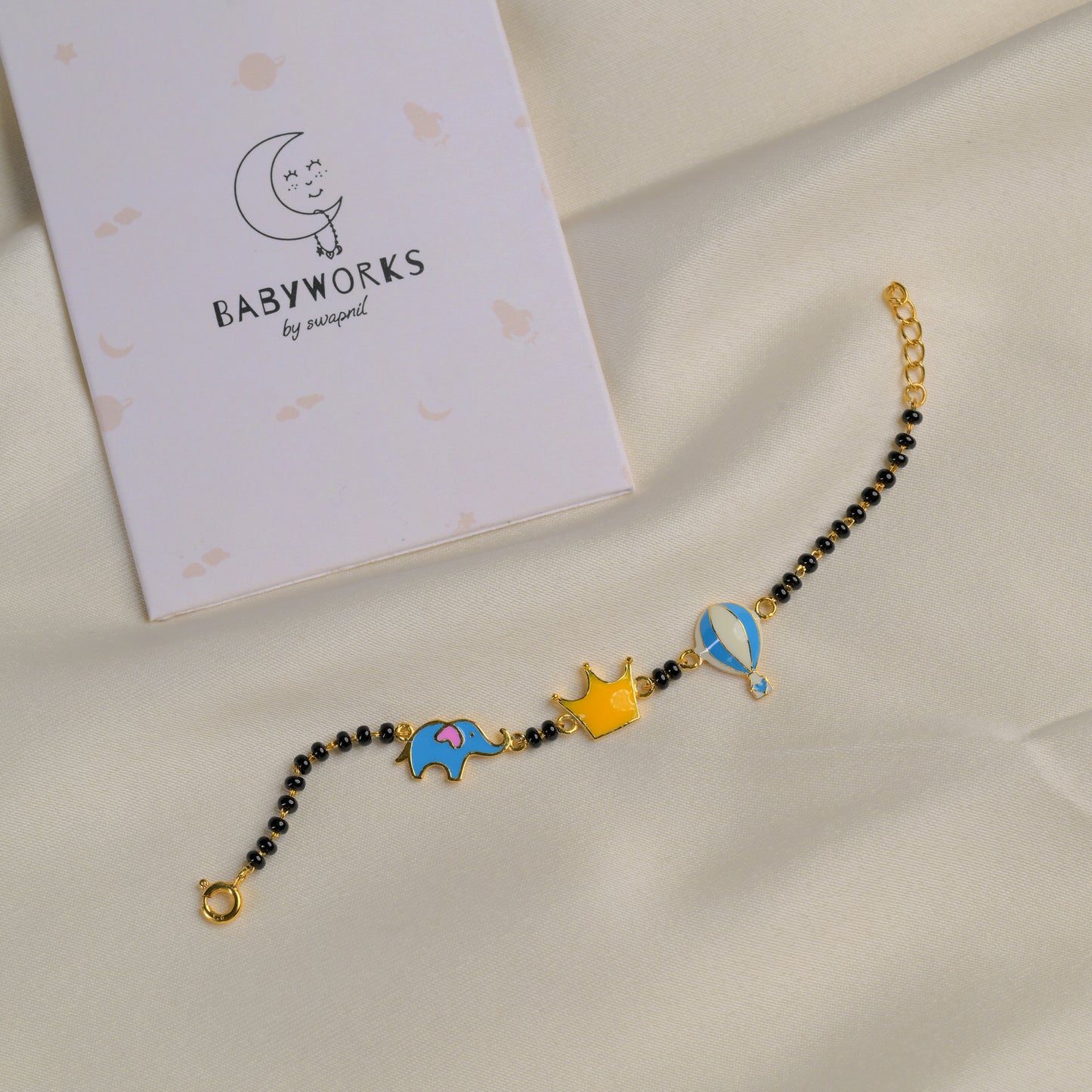 Balloon Elephant Crown Silver Nazariya