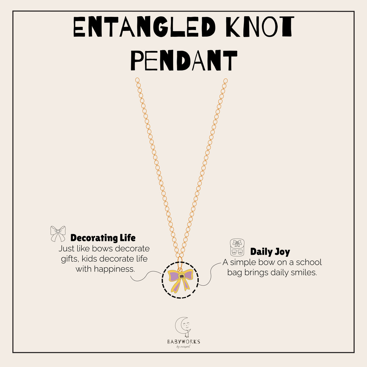 Entangled Knot Silver Pendant With Chain feature image