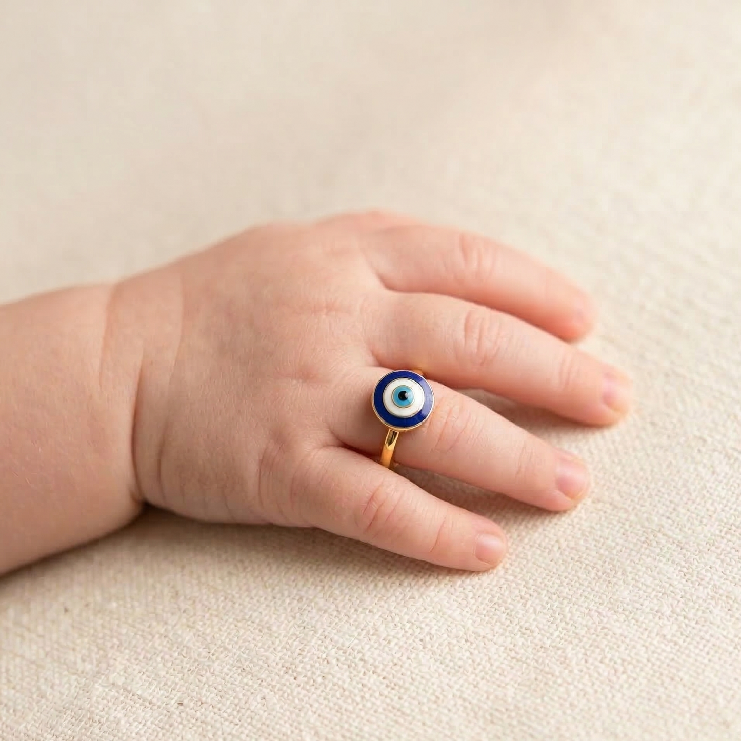 Evil Eye Silver Ring