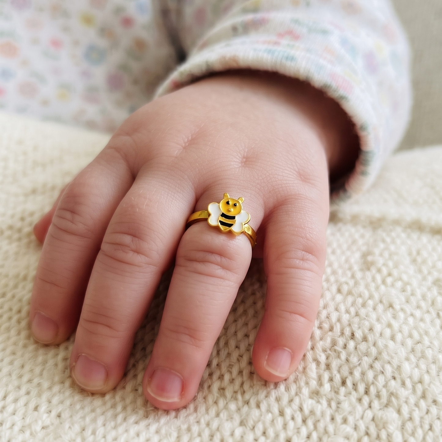 Honey Bee Silver Ring