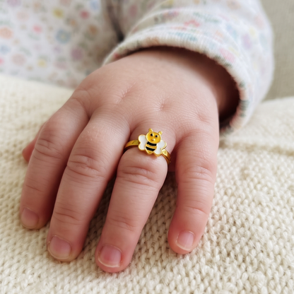 Honey Bee Silver Ring