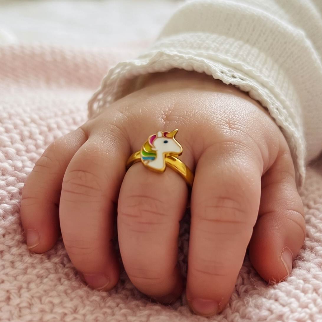Magical Unicorn Silver Ring