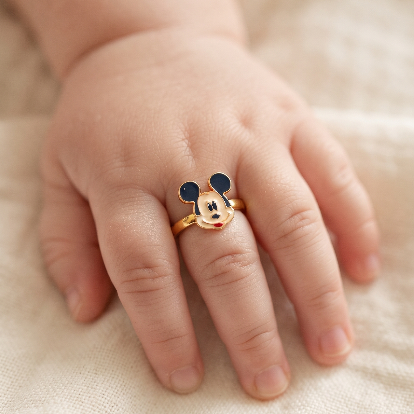 Mickey Mouse Silver Ring