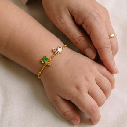 Monkey Silver Bracelet