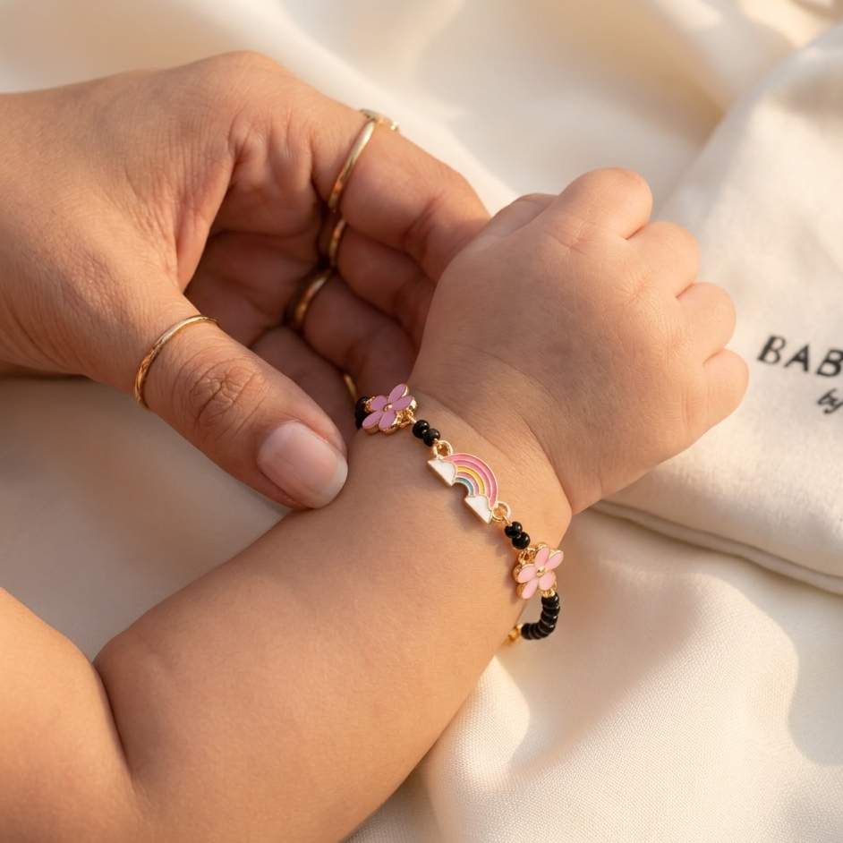 Rainbow Flowers Silver Nazariya