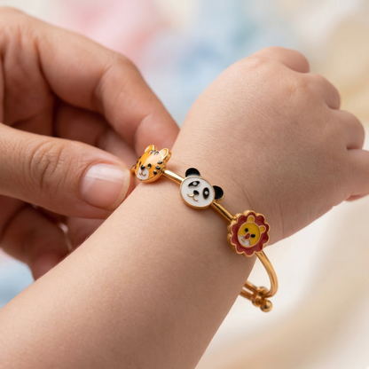 Tiger Panda Silver Kada