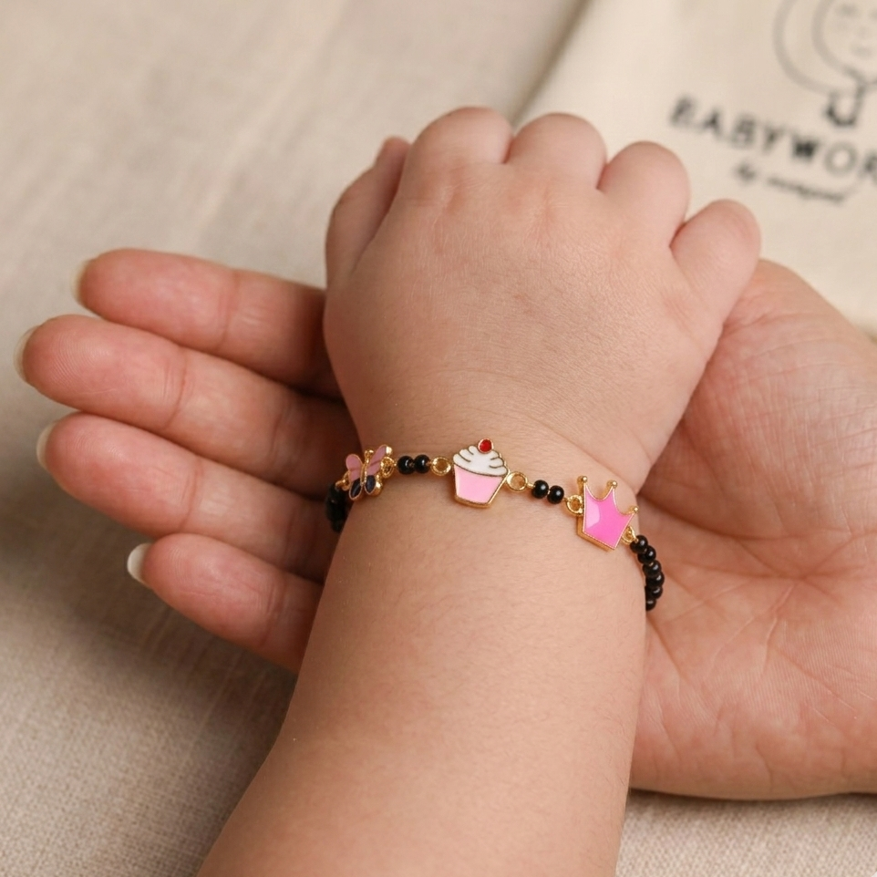 Butterfly Cupcake Crown Silver Nazariya