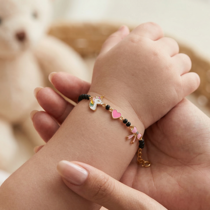 Unicorn Heart Bow Silver Nazariya