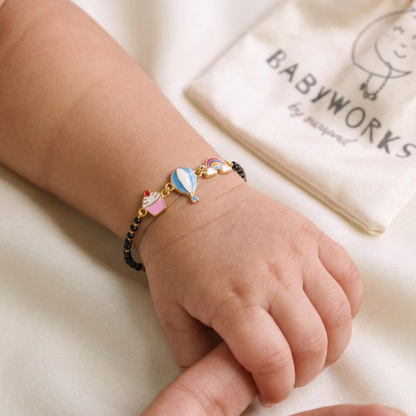 Cupcake Balloon Rainbow Silver Nazariya