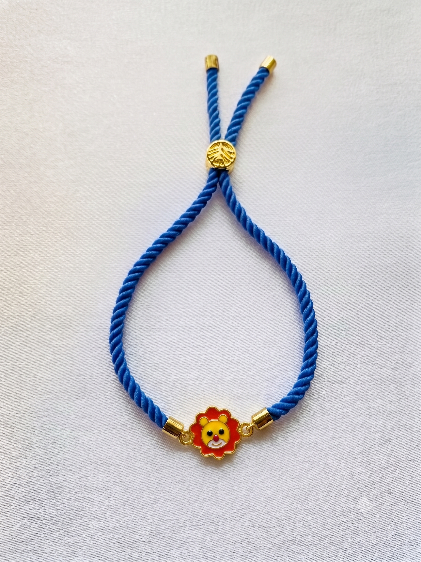 Lion Rakhi Silver Thread Bracelet
