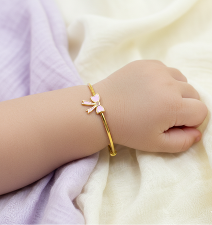 Bow Silver Kada