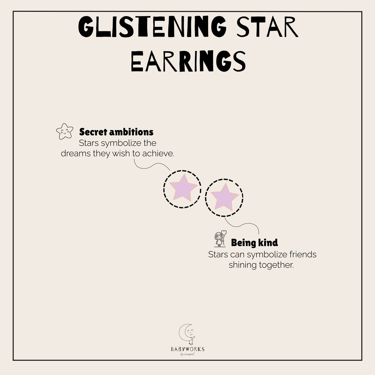 Glistening Star Silver Earrings feature image