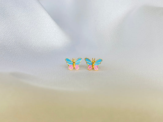 Butterfly Silver Earrings