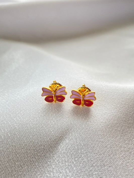 Magnificent Butterfly Earrings Silver