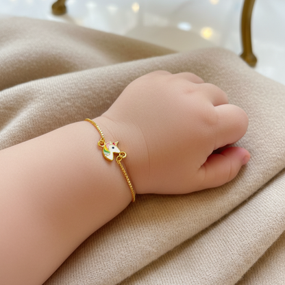 Magical Unicorn Chain Silver Bracelet