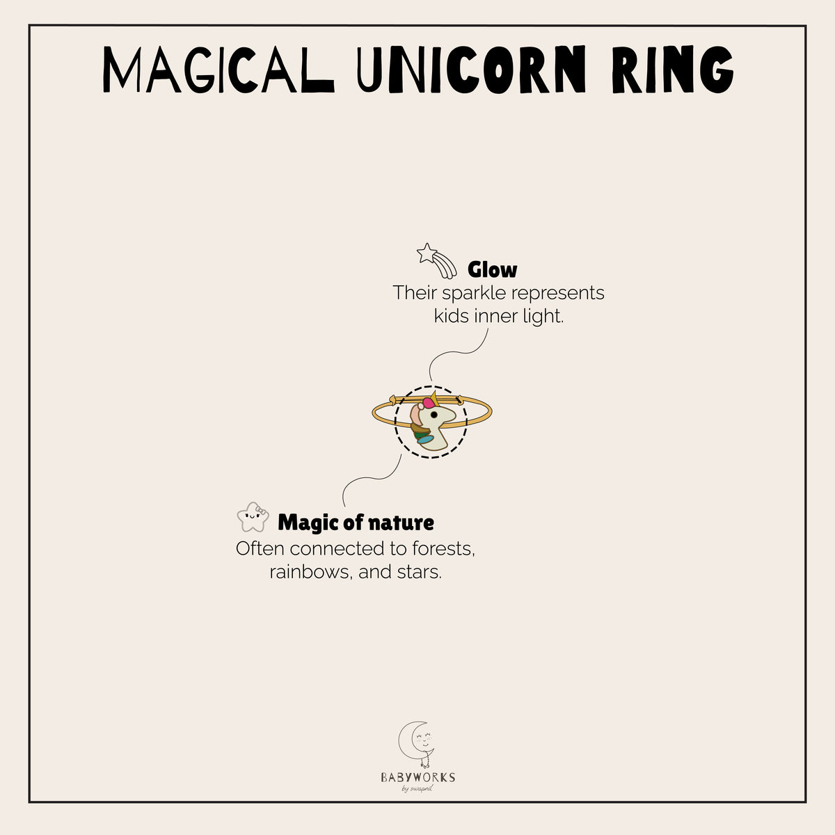 Magical Unicorn Ring Silver feature image