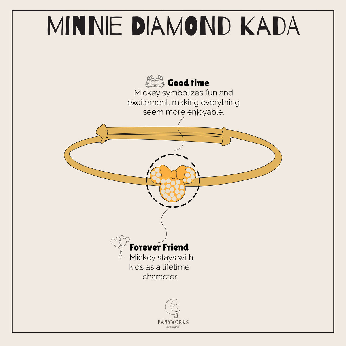 Minnie Diamond Silver Kada feature image