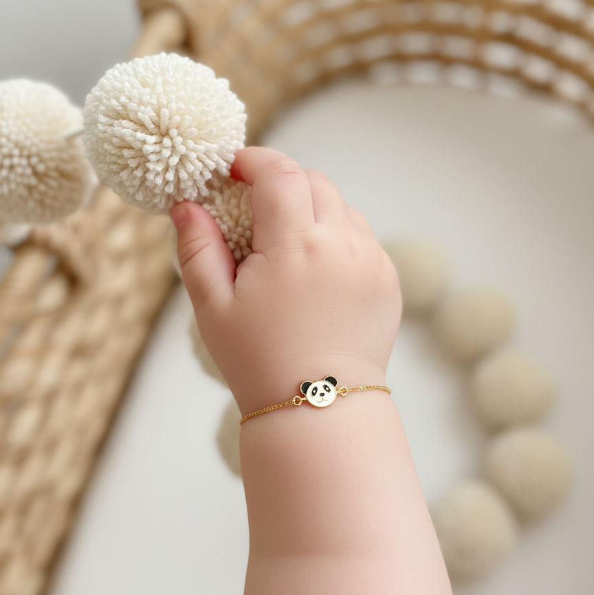 Panda Silver Bracelet