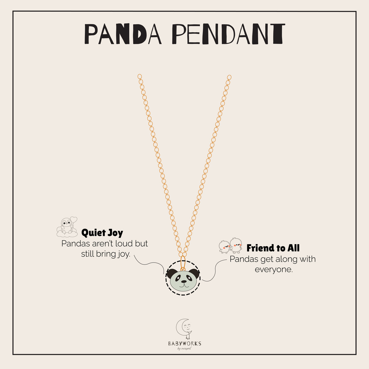 Panda Silver Pendant With Chain feature image