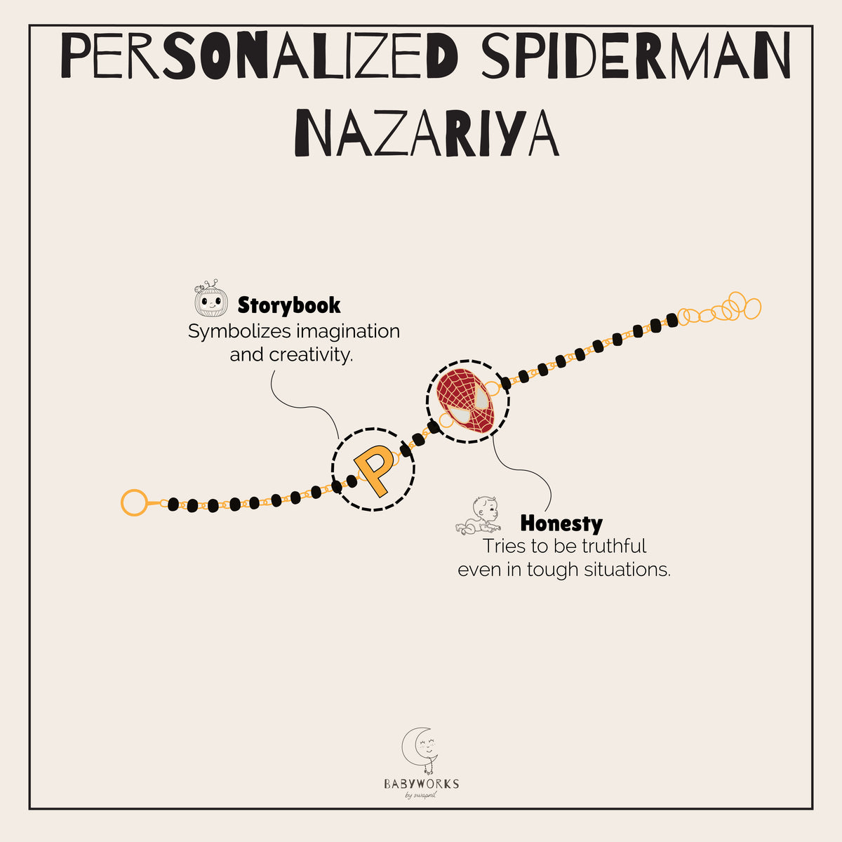 Personalized Letter Spiderman Nazariya Silver feature image