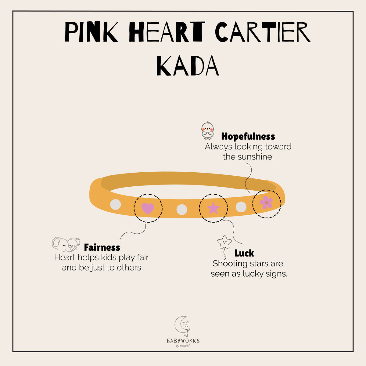 Pink Flower Star Cartier Silver Kada feature image