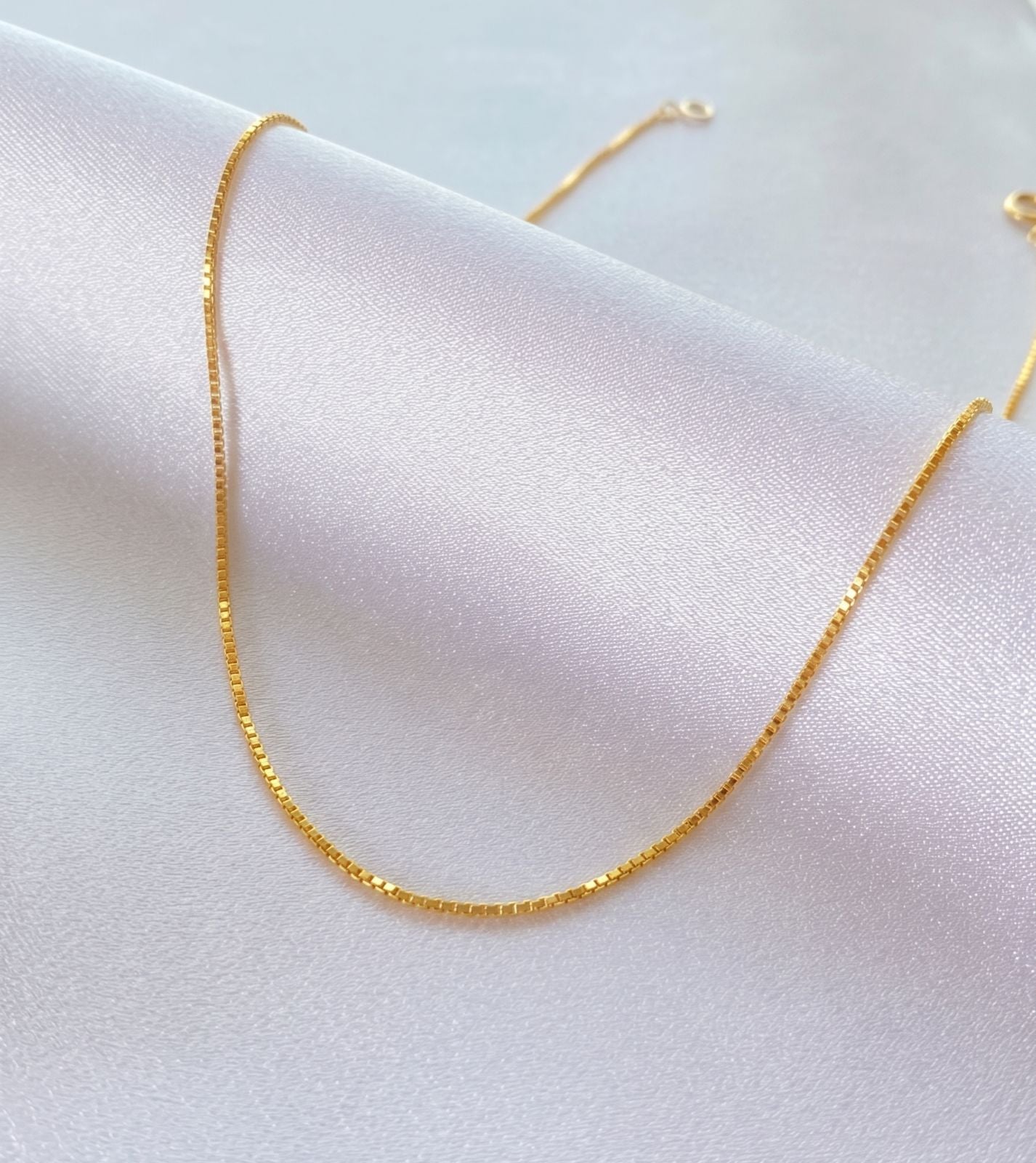 Plain Silver Necklace Chain