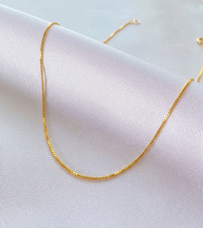 Plain Silver Necklace Chain