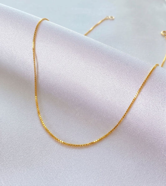 Plain Silver Necklace Chain