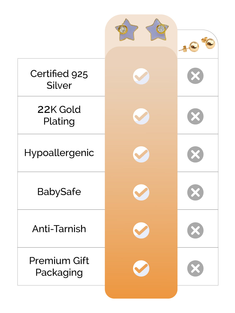 Shining Star Silver Earrings feature image