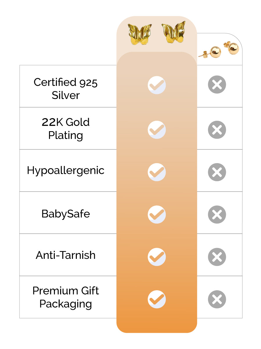 The Classic Butterfly Earrings Silver feature image