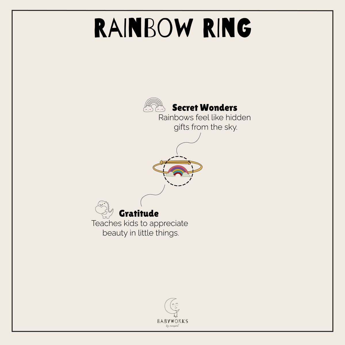 Colorful Rainbow Ring Silver feature image