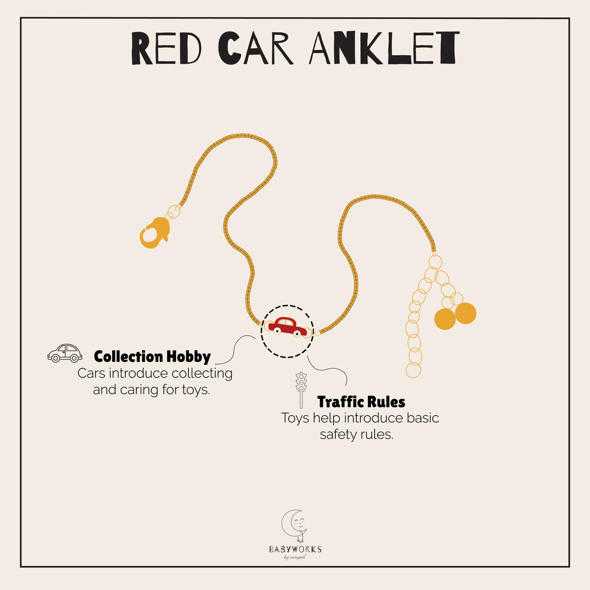 Red Car Silver Anklet feature image