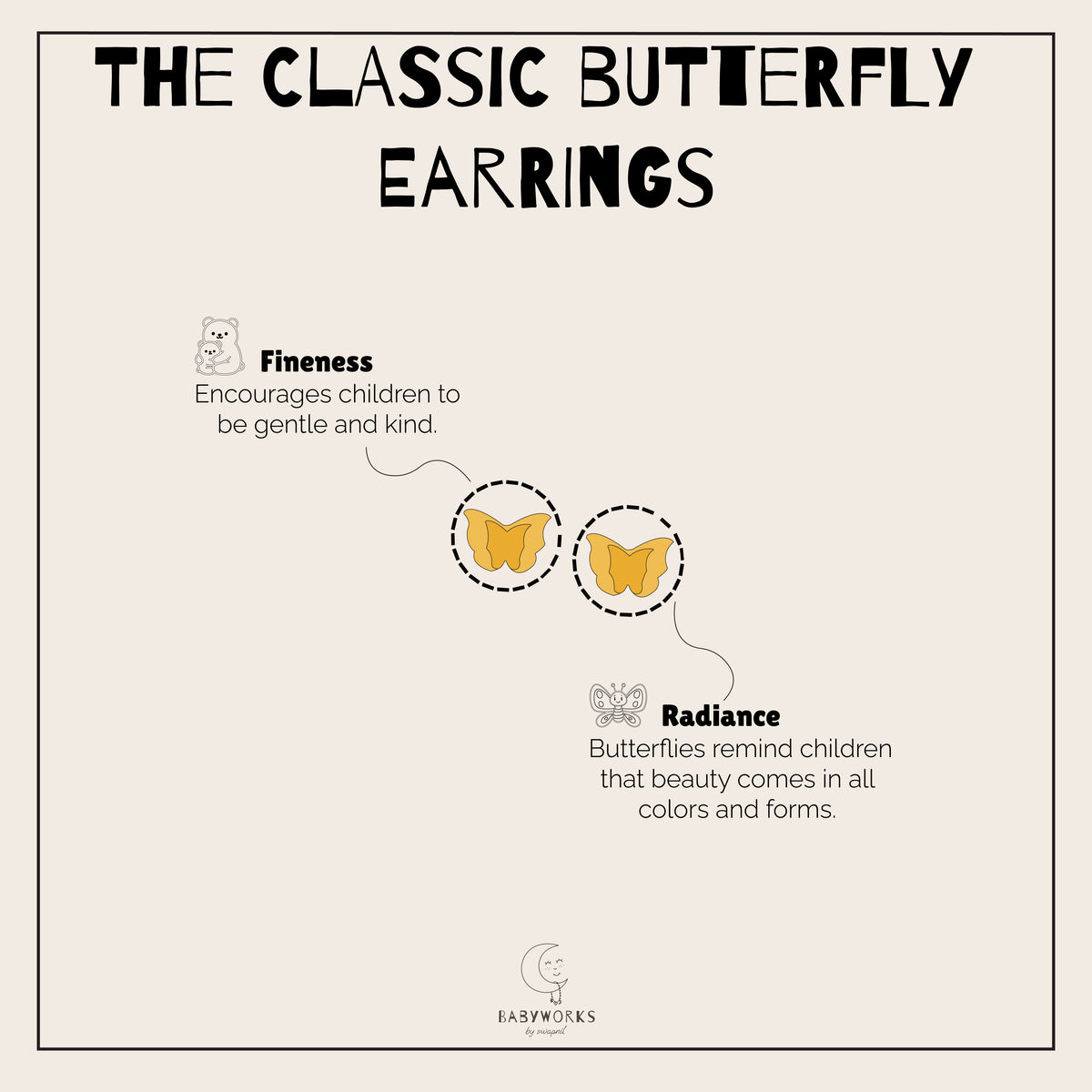 The Classic Butterfly Earrings Silver feature image