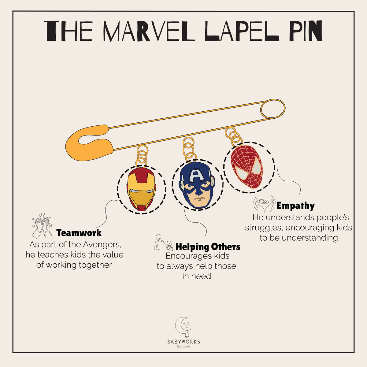 The Marvel Lapel Pin Silver feature image