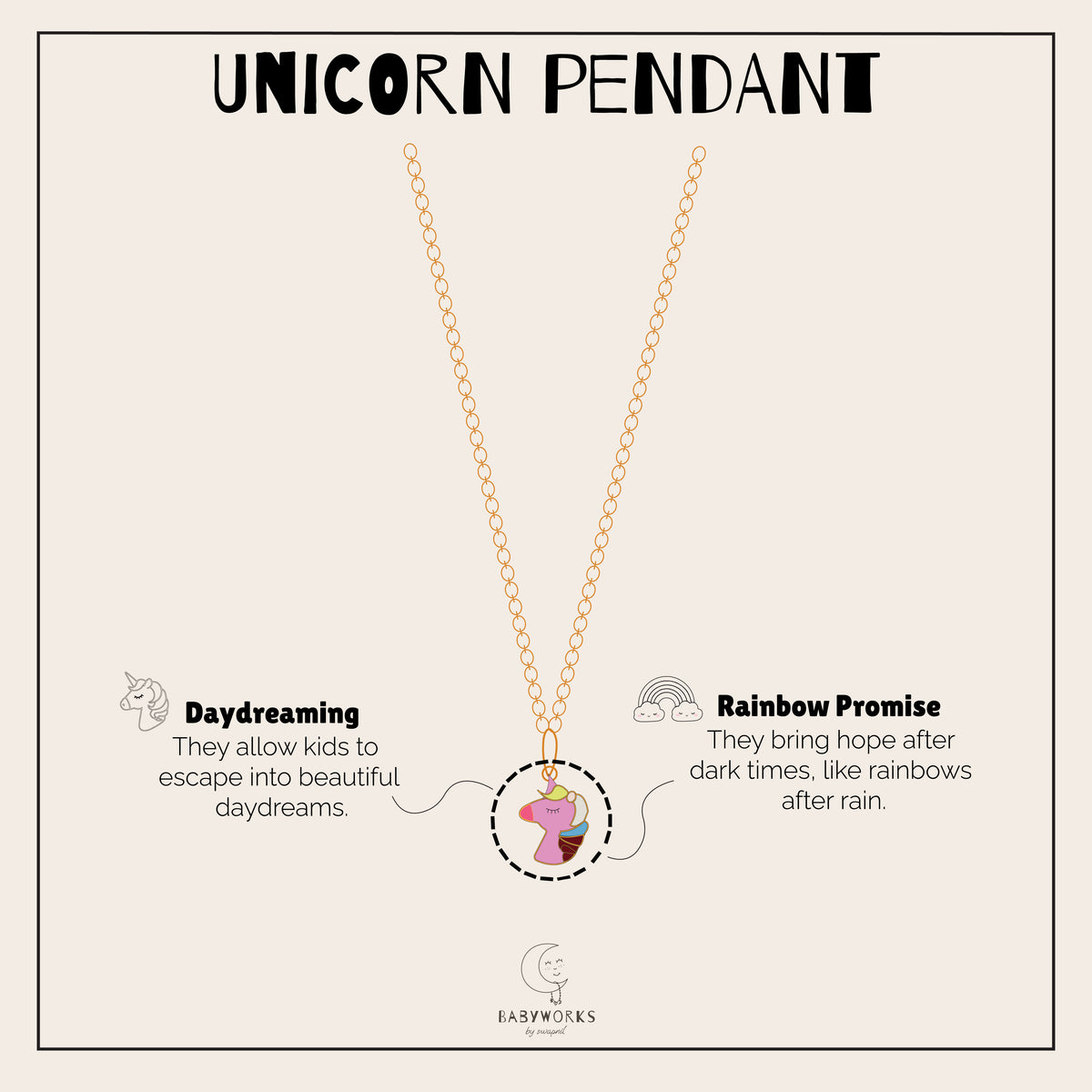 Unicorn Silver Pendant With Chain feature image