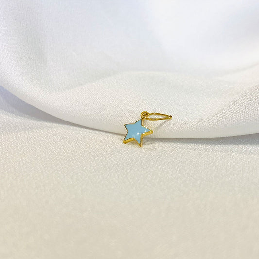 Blue Star Gold Pendant