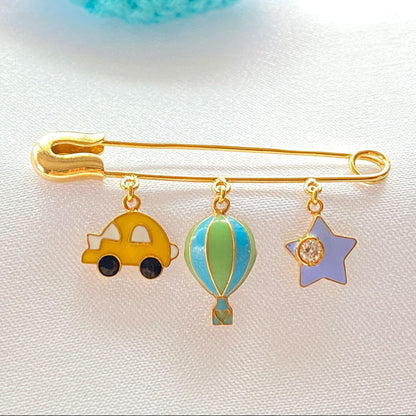 The Beautiful Sky Silver Lapel Pin